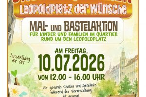 Kleine Künstler, großes Quartier – Gemeinsam den Leopoldplatz bunt gestalten